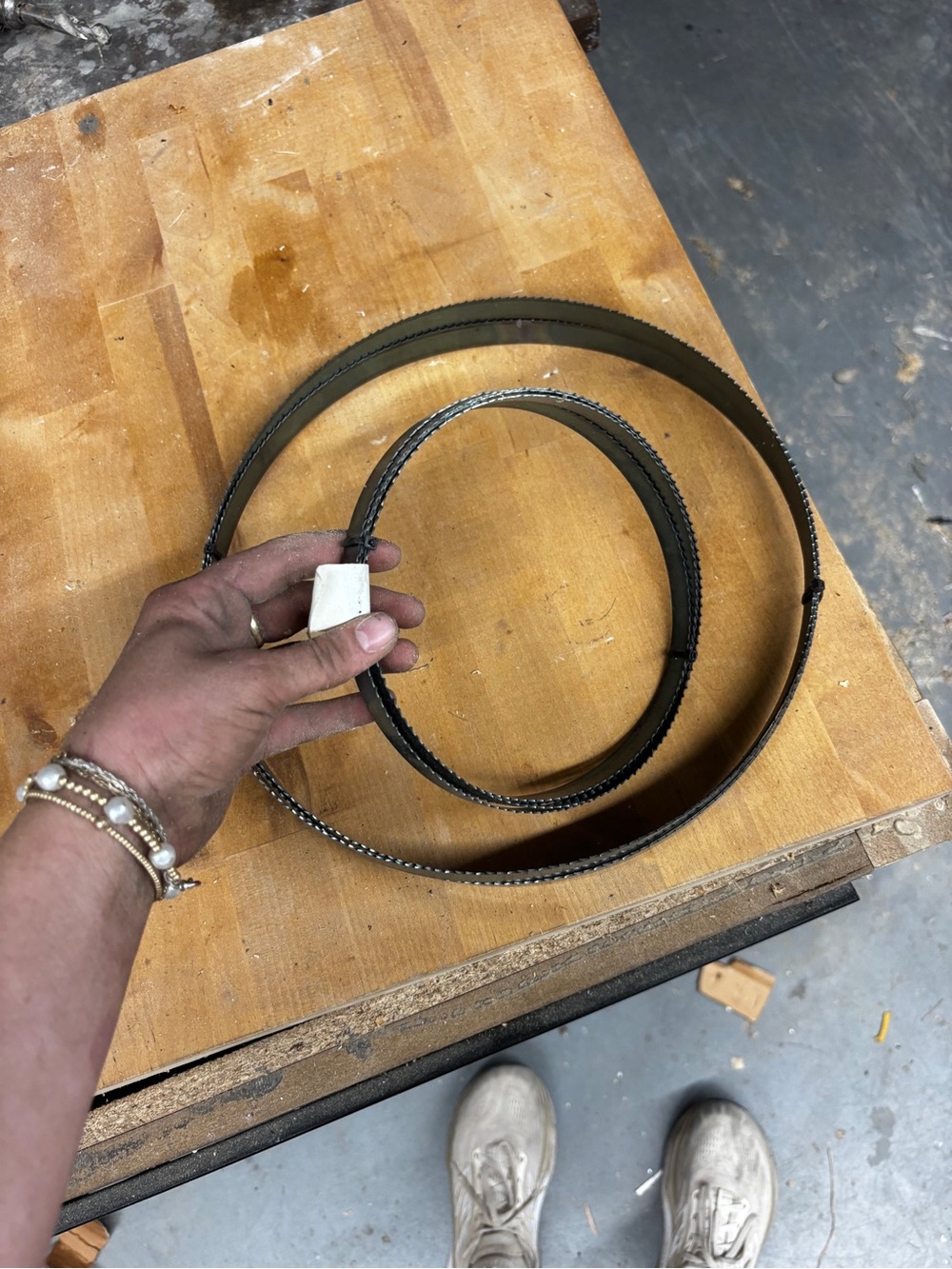 coiled carbon steel bandsaw blades